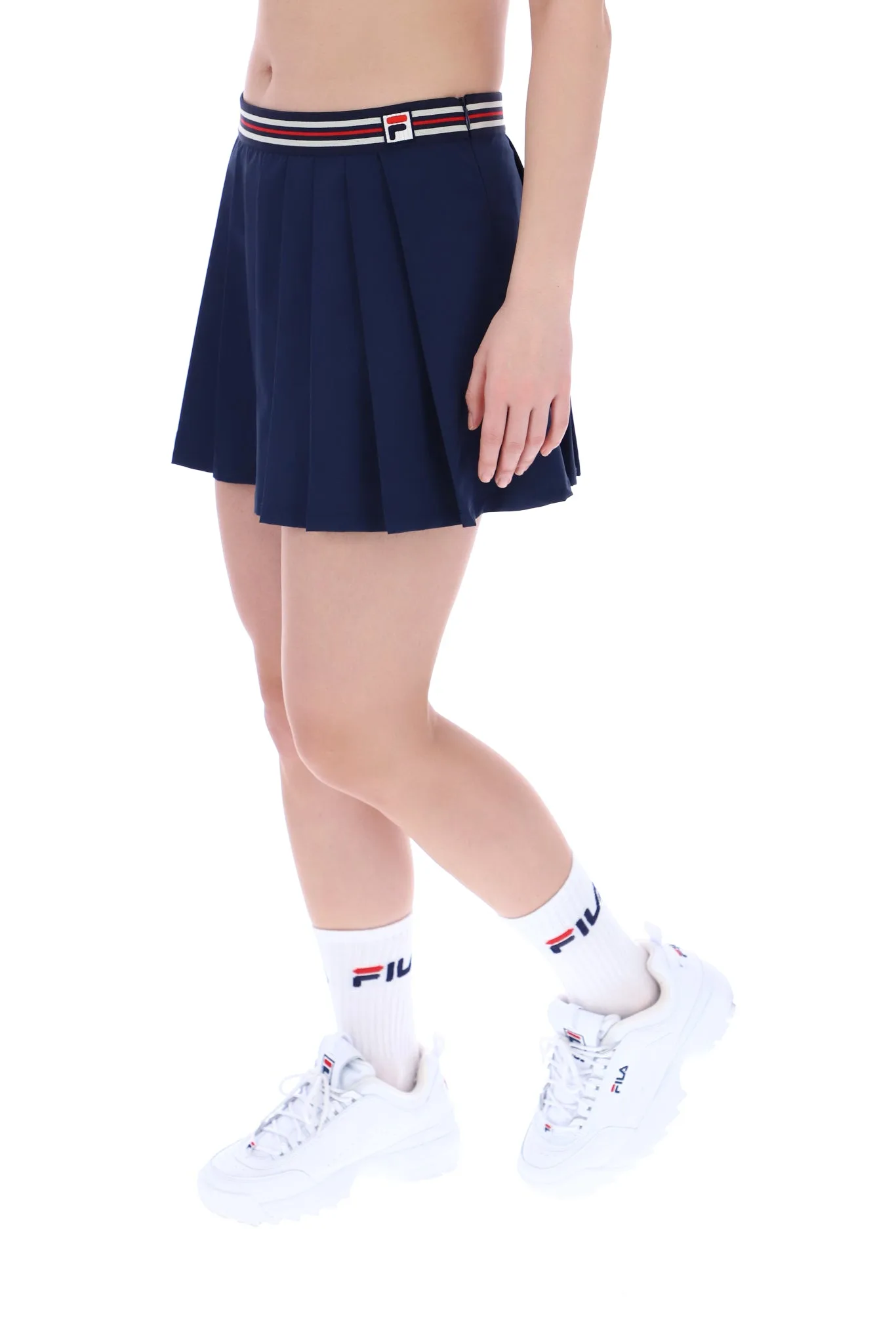 Pleated Skirt - XS - FILA - FashionsVida