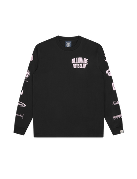 Multi Logo L/S T-Shirt - Black