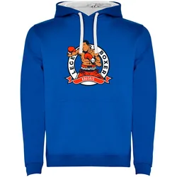 Sweat à Capuche Legendary Boxer Bicolor Royal Blue / White S