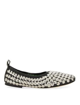 Tory Burch Ballerina Argento
