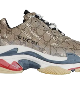 X Gucci Triple S Trainers - Balenciaga - FashionsVida