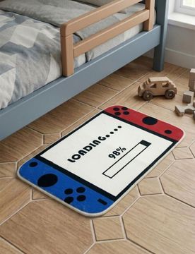 Tappeto con motivo console da gioco - multicolor