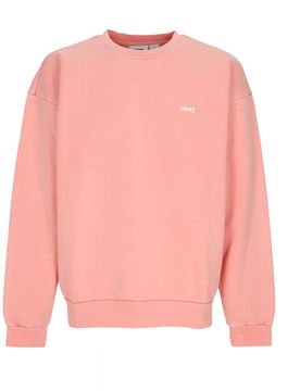 Felpa Leggera Girocollo Uomo Lowercase Pigment Crew Fleece Pigment Shell Pink