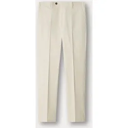 Pantalón chino de hombre de algodón elástico con micro rayas regular fit
