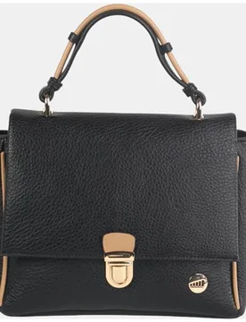 Bolso de mano con solapa estilo satchel - Volum - FashionsVida