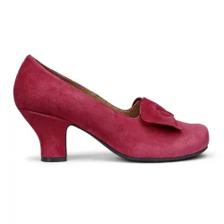 Extra Wide 'Donna' Heels - Fuchsia - Size: 8