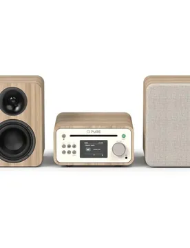 Radio Cd Classic Stereo Mini White / Oak One Size unisex