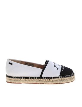 Espadrillas Kamini bianche e nere