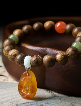 On new green kenaf incense wood bracelet Wenchuan beeswax no-phase Buddha Chinese style bracelet - Aliexpress - FashionsVida
