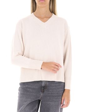 Maglione misto lana AVORIO M