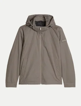 Marc O' Polo mit abnehmbarer Kapuze Braun M - Marc O'Polo - FashionsVida