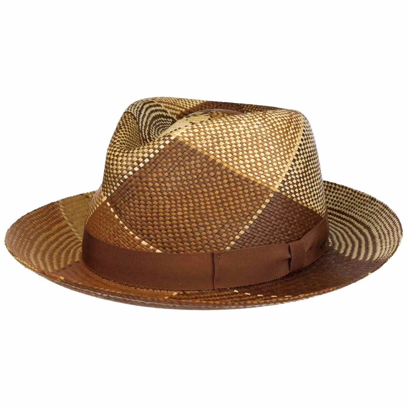 Giger Panama Hat by - brown-beige - Size: S (54-55 cm) - Bailey 1922 - FashionsVida