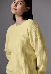 Street One Pullover mit Struktur female Gelb