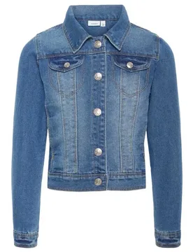 Veste Star Rika Denim Medium Blue Denim 11 Années Fille - Name it - FashionsVida
