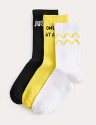 Pack Cotton Rich YoungMinds Ribbed Socks Multi male