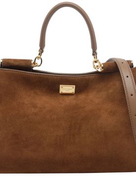 Texture Leather Crossbody Bag