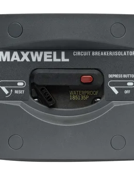 Circuit Breaker Panel 12-24v Black 40A unisex - Maxwell - FashionsVida