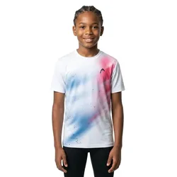 Topspin Short Sleeve T-shirt Royal / Print Vision 152 cm