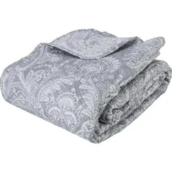 Bettwäsche Ensemble De Literie Marie Motif Cachemire Gris Einheitsgrösse