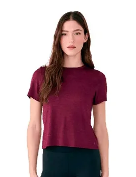 Lole T-shirt à Manches Courtes Vital Deep Amethist L - Lolë - FashionsVida