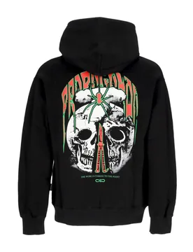 Felpa Cappuccio Uomo Point Hoodie Black - Propaganda - FashionsVida