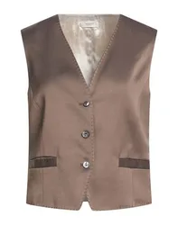 Couture-Weste Damen Schokobraun 34 Damen