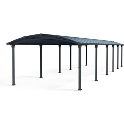 Cochera Aluminio Arcadia 359x1290x242 cm