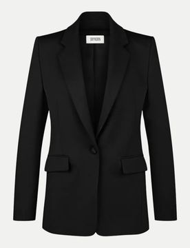Slim-Fit Einknopf-Blazer Atlin Schwarz 5