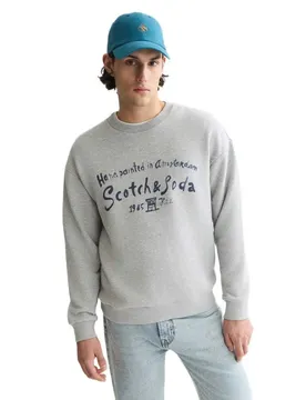 Felpa 183597 Grey Melange XL