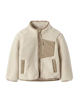 Giacca per bambina NMNMATTIA beige 92 - Name it - FashionsVida