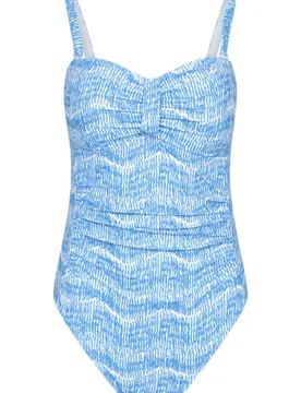 Resort Tummy Control Womens Swimsuit - Blue - Blue - Size: 8 - Mountain Warehouse - FashionsVida