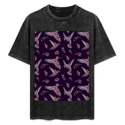 Humming bird (southwestern rainbow pattern) T-Shirt Casual Pattern Print Tee Shirt
