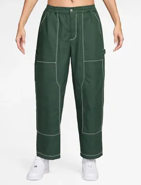 Sportswear Loose Low-Rise Carpenter Damen Jogginghose, grün US: M