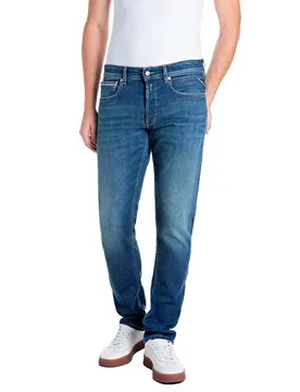 Pantaloni M0972.000.57322 Medium Blue 30 - Replay - FashionsVida