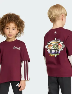 MAGLIA PIXAR TOY STORY 6-7A Maroon / Off White - Adidas - FashionsVida