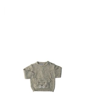 Maglione girocollo ECRU 18M