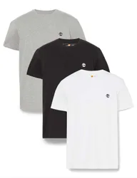Pack Slim Fit Pure Cotton T-Shirt Multi male