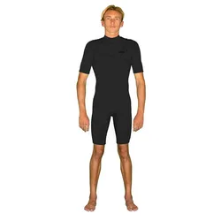 Shorty à Manches Courtes Avec Fermeture éclair Devant Primus Spring 2/2 Mm Black 2XL
