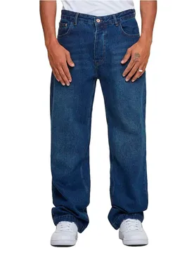 Jean Wed Loose Fit Mid Blue Wash 38