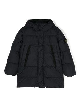 Stone Island Junior Piumino blu