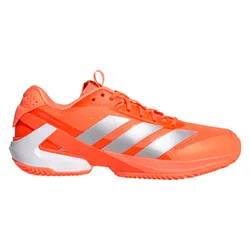 Adizero Ubersonic 5 Clay Shoes Lucid Orange / Silver Met / Core Black UK 7