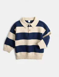 Knitted Rugby Jumper (0 Mths-5 Yrs) Navy male