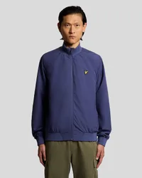Men's Funnel Neck Shell Jacket in Blue