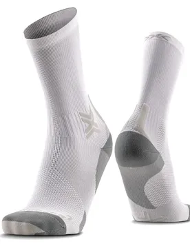 Calzini Crew Run Discover Arctic White / Pearl Grey EU 42-44