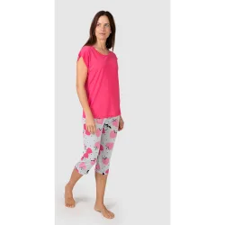 Pijama completo de mujer manga japonesa diseño liso