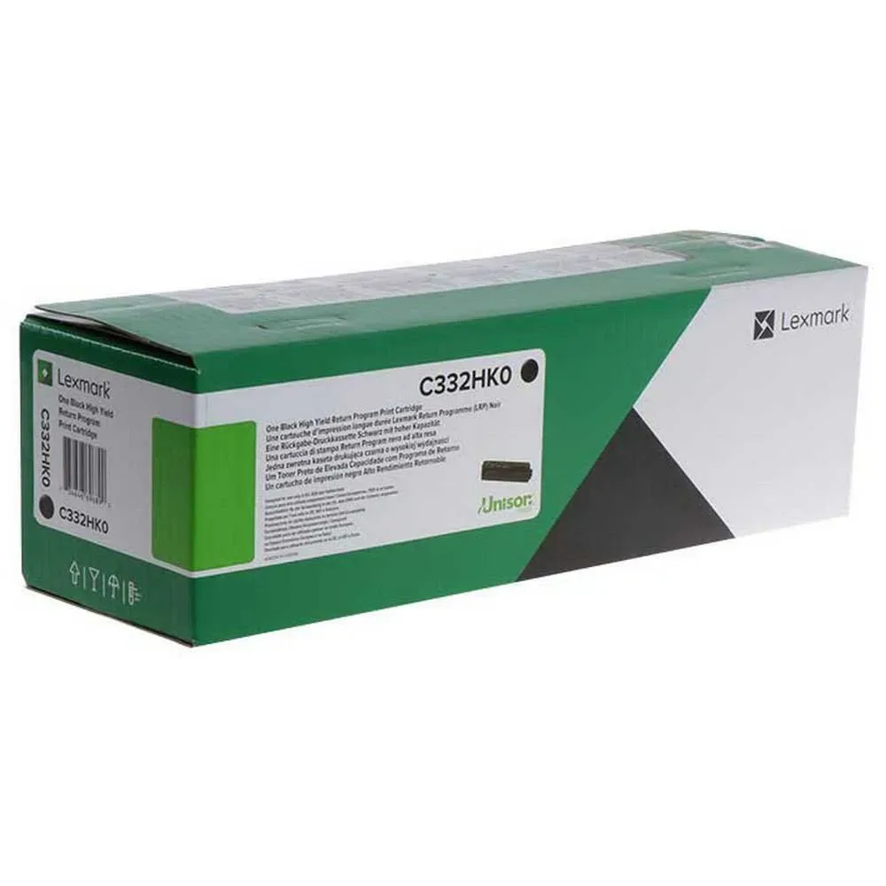 Toner C332hk0 Haute Capacité Black One Size unisex - Lexmark - FashionsVida