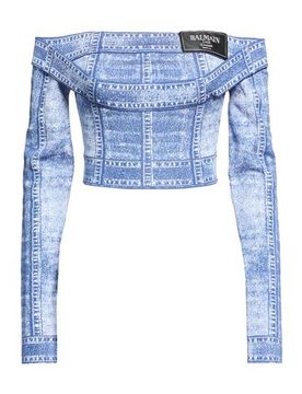 BALMAIN Top Damen Blau 34,36 Damen
