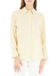 Camicia a righe GIALLO 48
