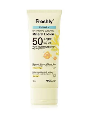 Pediatrics D+ Natural Suncare Mineral Lotion SPF50 100ML - Freshly Cosmetics - FashionsVida