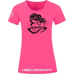 Angler Short Sleeve T-shirt Fuchsia S Women